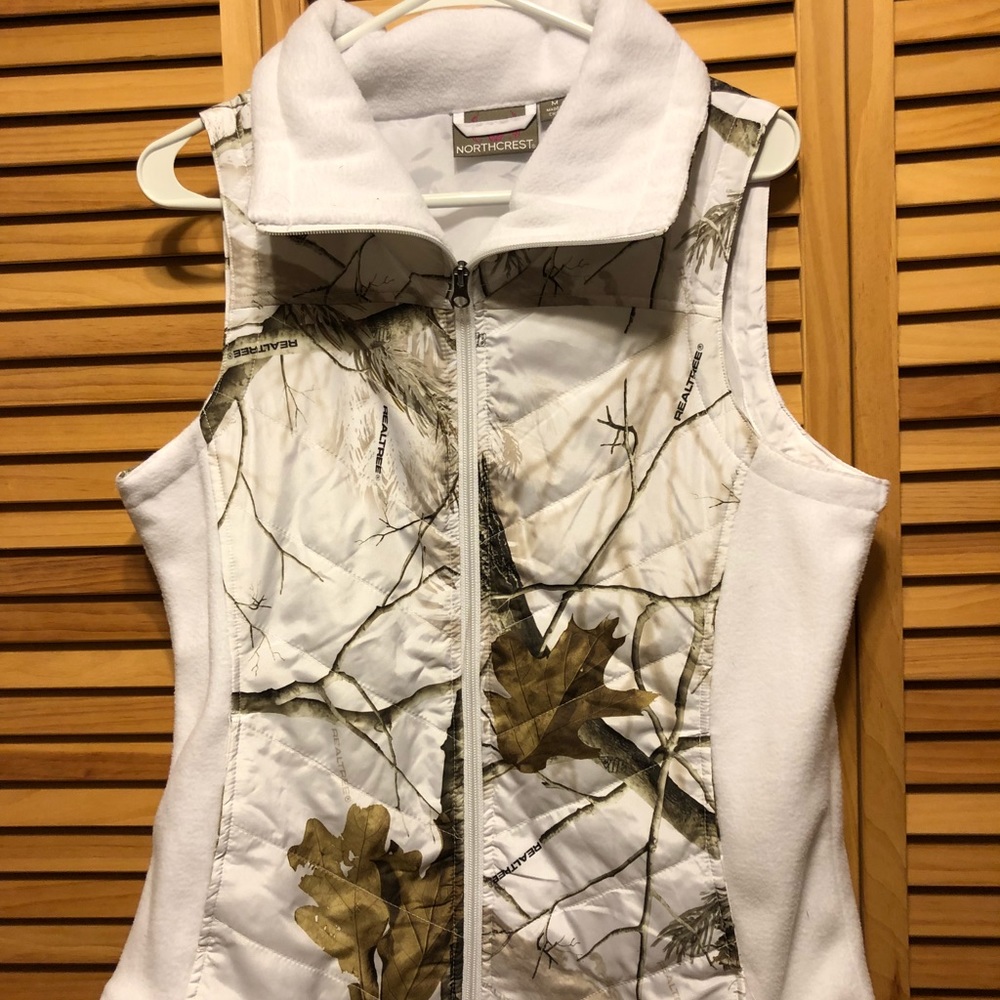 White Camo Vest